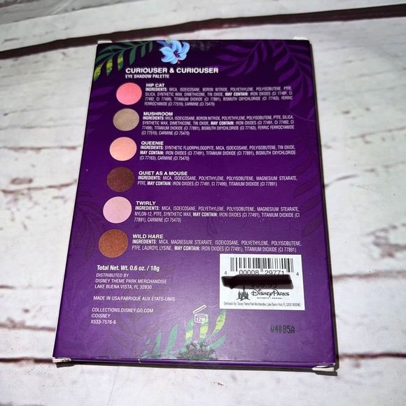 BEAUTIFULLY Disney Alice Wonderland Cheshire Cat Curiouser Eyeshadow Palette NLA - Picture 8 of 10